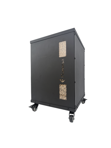 Contenedor para pellets con ruedas | Flamesa®
