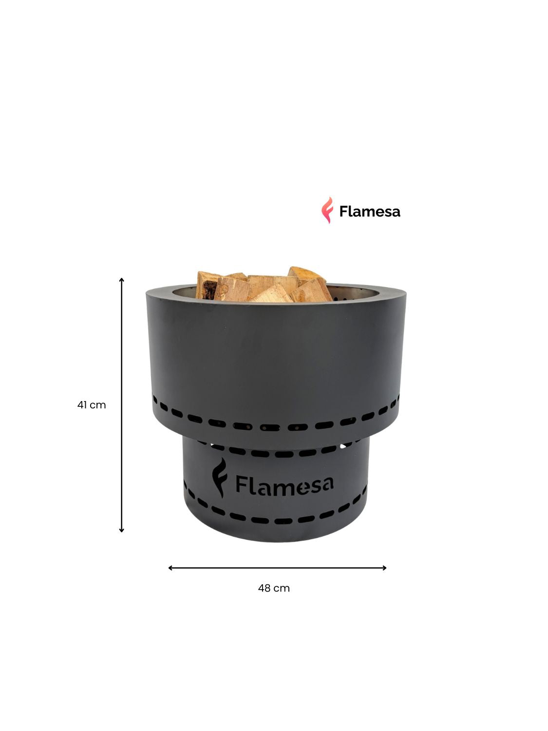 Flamesa Flame: esquema de medidas