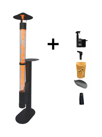 Kit de inicio para estufa de pellets Flamesa® Lumina – Kit de inicio con accesorios