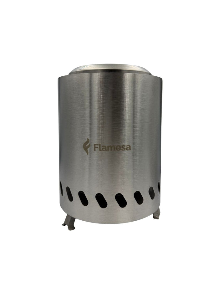 Flamesa® Vulcan – Brasero de pellets de mesa para exterior