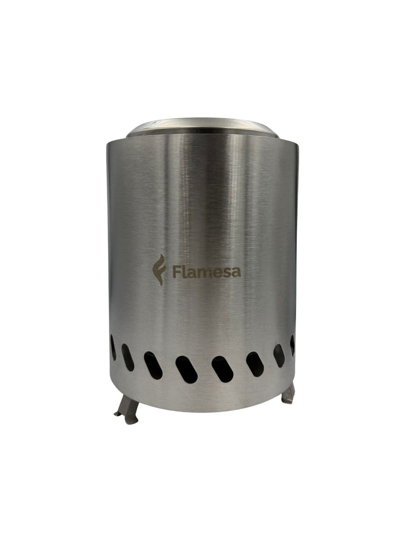 Flamesa® Vulcan – Brasero de pellets de mesa para exterior