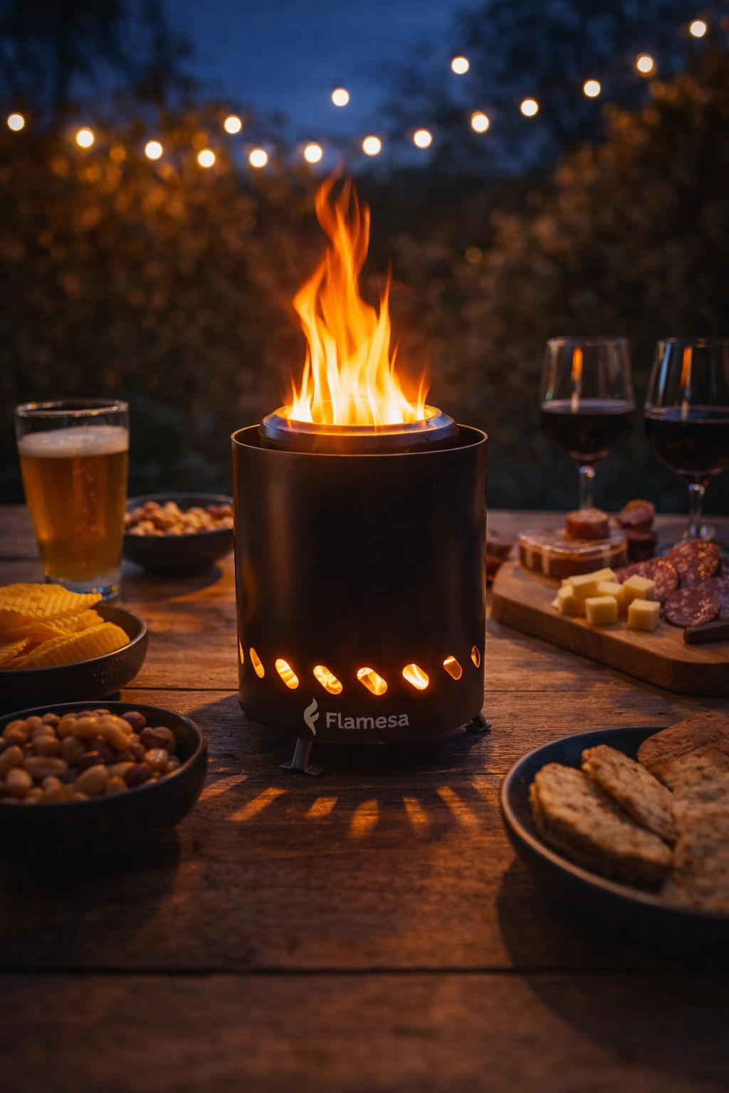 calefactor terraza pellets – foto producto